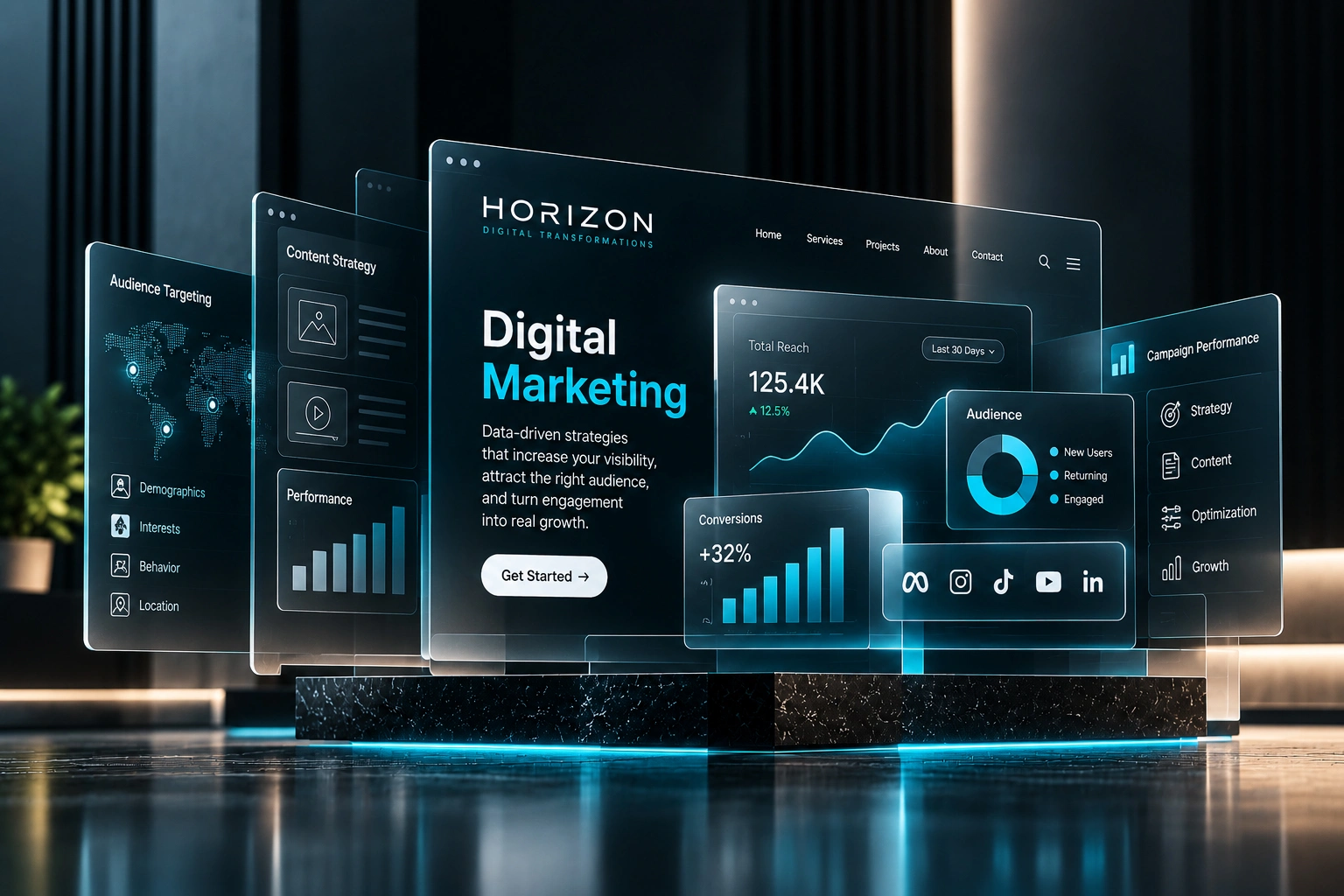 HORIZON digital marketing services and campaign strategy