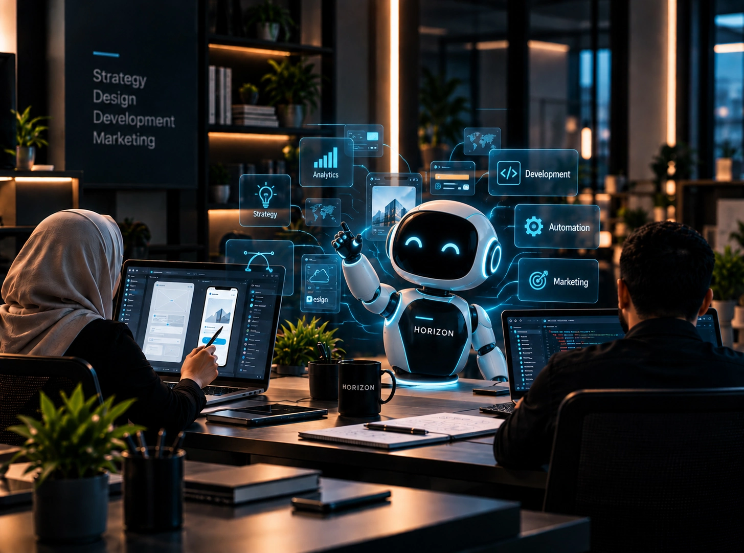 HORIZON digital transformation expertise across strategy, design, development, automation, and marketing