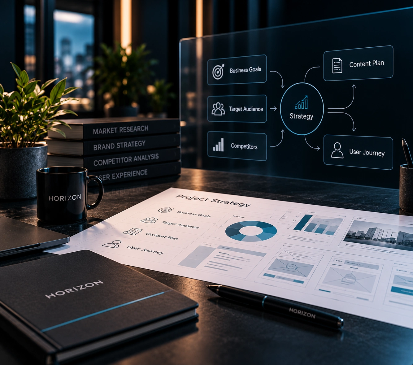 Website discovery and strategy planning for business and e-commerce requirements